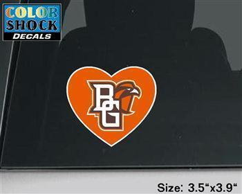 Heart with BG Falcon Decal