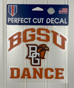 BGSU Dance Decal 6X6