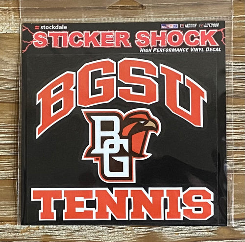 BGSU Tennis Decal 6X6