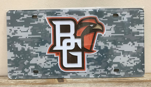 Front Auto Plate Camo Logo