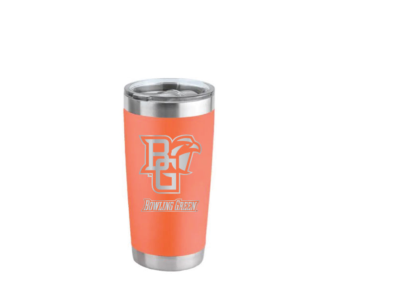 RFSJ 20 oz Orange Powder Coat Tumbler with Logo and Wordmark