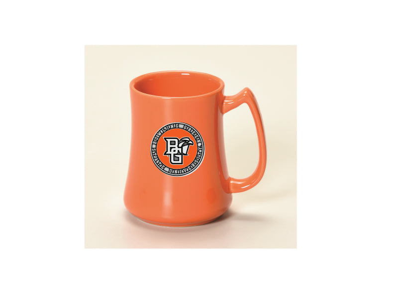 RFSJ 16oz BGSU Orange Fashion Mug with Pewter Emblem