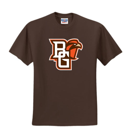 JU BGSU Brown Full Color Peekaboo SS Tee