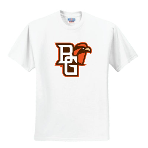 JU BGSU White Full Color Peekaboo SS Tee