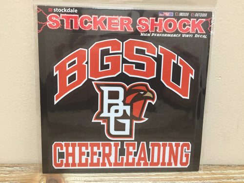 BGSU Cheerleading Decal 6X6