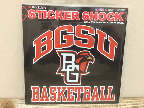 BGSU Basketball Decal 6X6