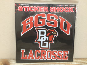 BGSU Lacrosse Decal 6X6