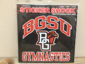 BGSU Gymnastics Decal 6X6