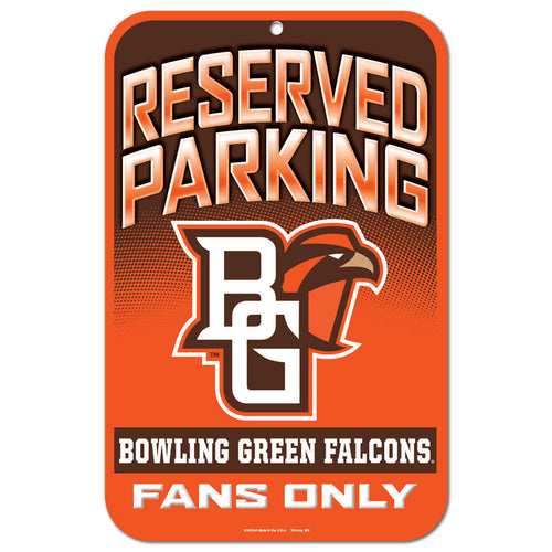 BGSU Falcons Reserved Parking Sign 11