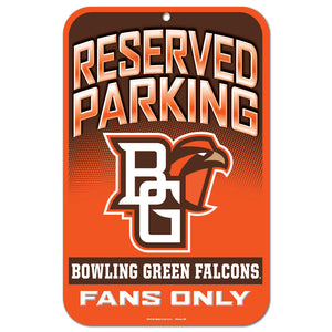 BGSU Falcons Reserved Parking Sign 11" x 17"