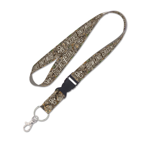 BGSU Camo Lanyard with Detachable Buckle