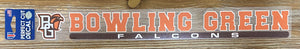 BG Falcon with Bowling Green Falcons Decal 2x17