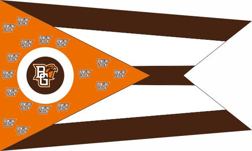 Sewing Concepts 3' x 5' BGSU State of Ohio Style Flag