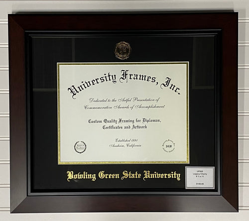 University Frames Legacy Black Cherry with Gold Foil Seal