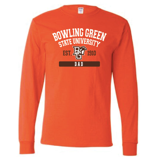 JU Orange BGSU Dad LS Tee – Elite Collegiate Apparel