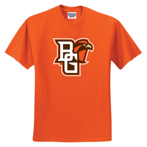 JU BGSU Orange Full Color Peekaboo SS Tee